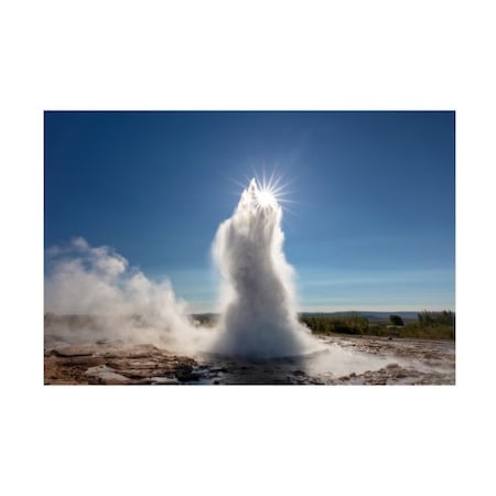 Pierre Leclerc 'Strokkur Geyser' Canvas Art,16x24